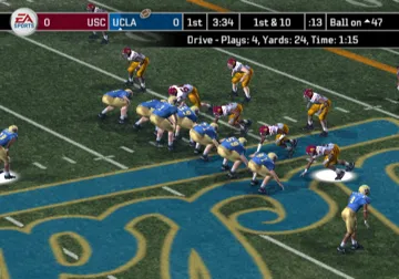 NCAA Football 07 screen shot game playing